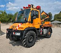 Unimog U400 6-Zylinder 2010 405/10 405/12 NKS-Z-UGN-43K Bluetec 5 Mercedes-Benz UGE UGN Mulag MHU 800 Mähausleger Böschungsmäher Böschungsmulcher Küpper-Weisser IMS Salzstreuer