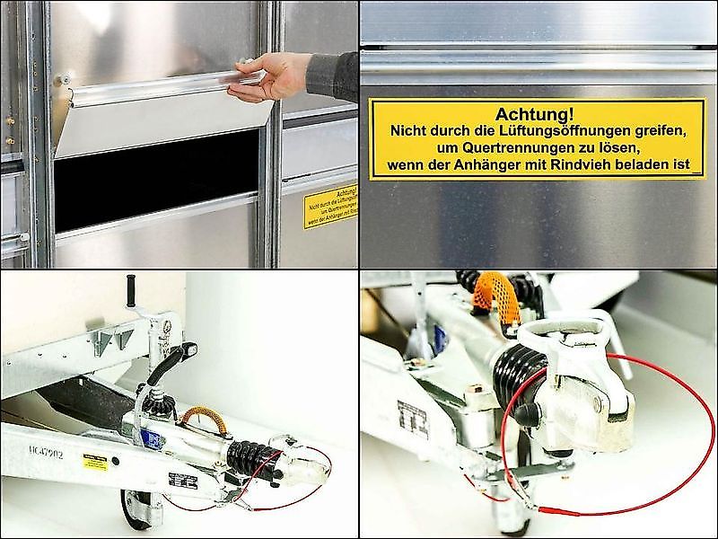 Ifor Williams Viehanhänger TA5 HD 12x6 156x372cm Höhe 183 3,5t Do