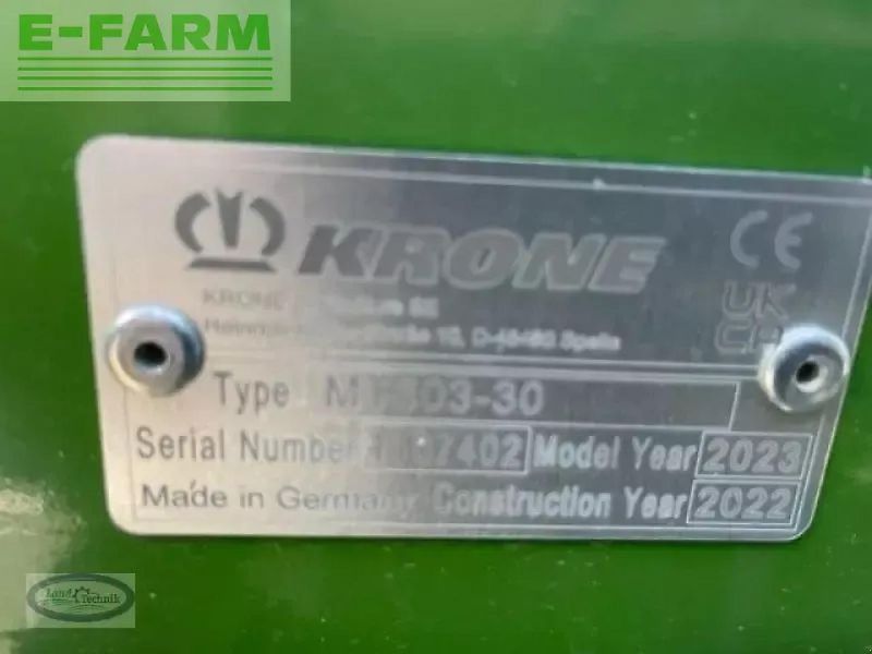 Krone easy cut 870