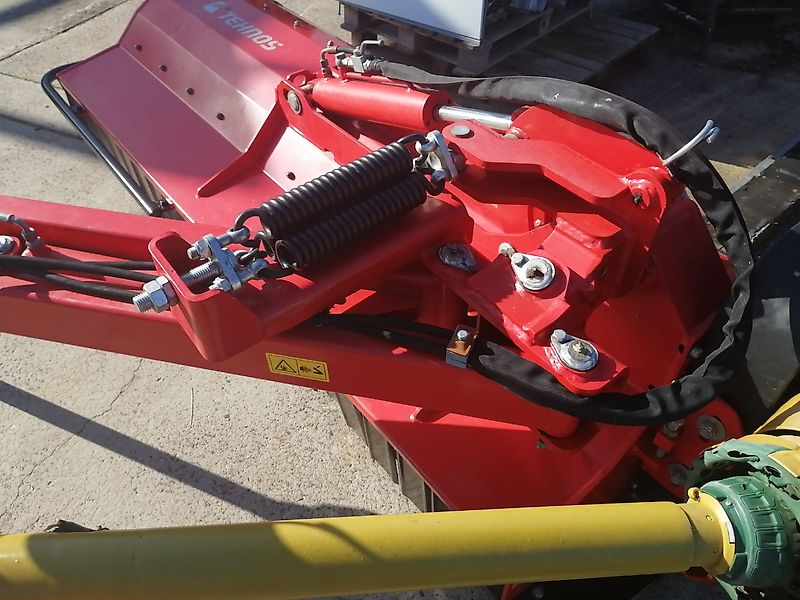 Tehnos Thenos Seitentmulcher Tehnos MB Profi LW220R Arbeitsbreite 220cm Gewicht 1042kg Seitenverschiebung 140cm 55 Grad in Gräben & 90 Grad für Wegeränder