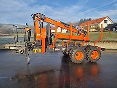 MTM 10T 10to 9,20m Kran Druckluft Doppelrohrrahmen