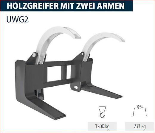 GREIFTECHNIK EUROTRAC - HOLZGREIFER / POLTERZANGE MIT ZWEI ARMEN (W12) Holzgreiftechnik Forsttechnik Forstgerät Forstwirtschaft Landschaftsbau Gartenbau Radlader Hoflader Stalllader Anbaugerät