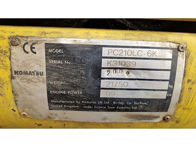 Komatsu PC 210 LC