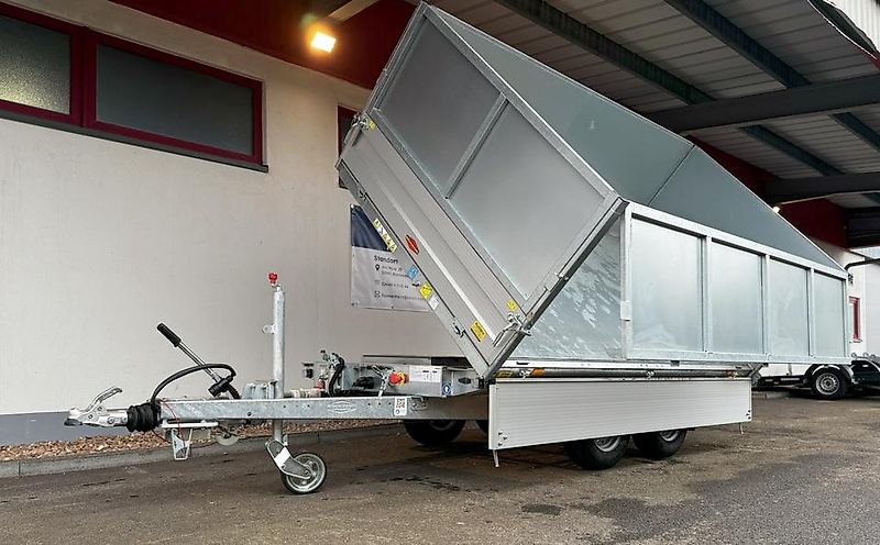 Böckmann Anhänger Kipper 3500 kg E-Pumpe Profi Dreiseitenkipper
