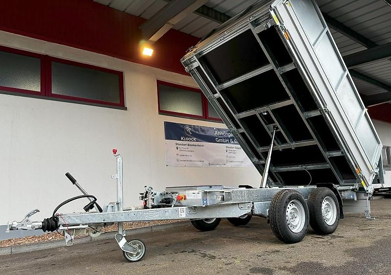 Böckmann Anhänger Kipper 3500 kg E-Pumpe Profi Dreiseitenkipper
