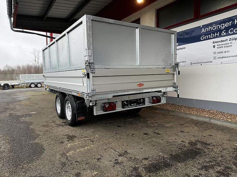 Böckmann Anhänger Kipper 3500 kg E-Pumpe Profi Dreiseitenkipper