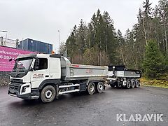 Tippbil Volvo FMX 62 TR med släp