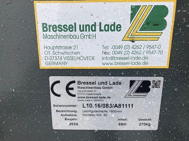 Bressel und Lade LG 1,60mtr