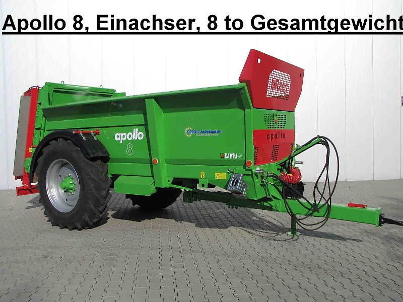 Unia Stalldungstreuer, Miststreuer, Apollo, Einachser, 9-13 t.