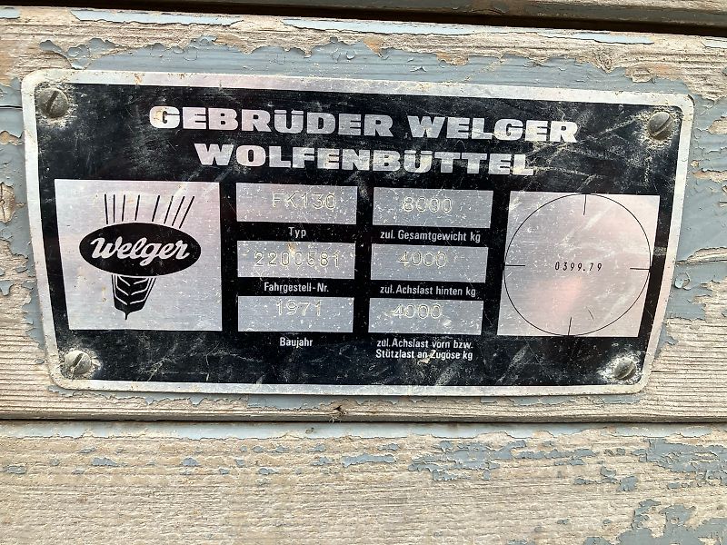 Welger FK 130 Anhänger 2-Seiten