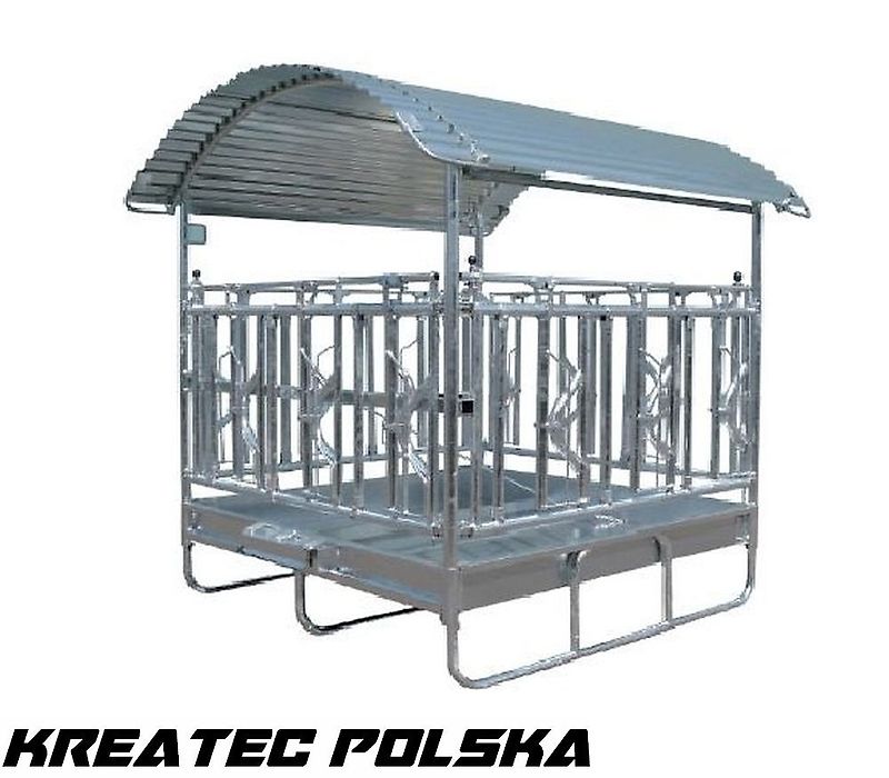 KMZ Raufe für Vieh M3/12 12- Standplätze mit Dach / Heuraufe
