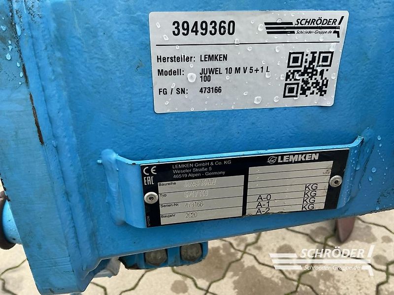 Lemken JUWEL 10 M V 5+1 L 100