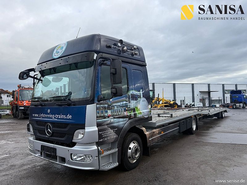 Mercedes-Benz Atego 824 mit Anhänger für 3 PKW/ Seilwinde/Funk