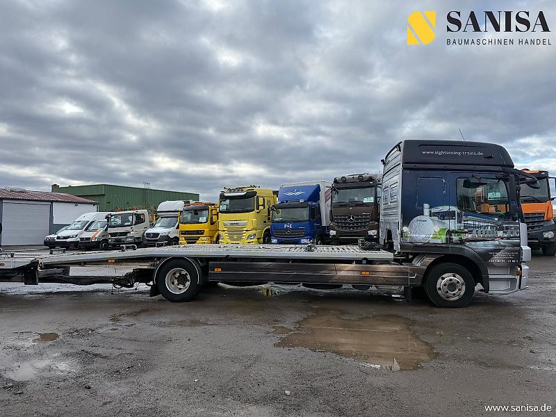 Mercedes-Benz Atego 824 mit Anhänger für 3 PKW/ Seilwinde/Funk