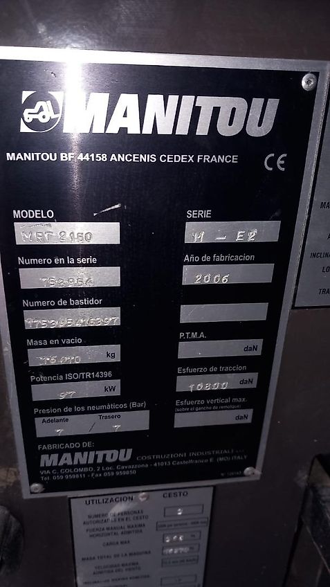 Manitou MRT 2150