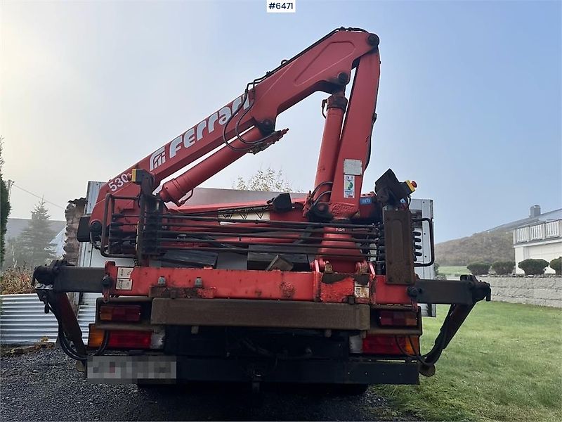 Mercedes-Benz 412D Planbil m/ Bakmontert kran.