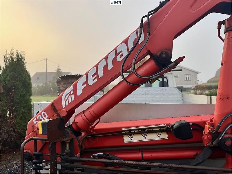 Mercedes-Benz 412D Planbil m/ Bakmontert kran.