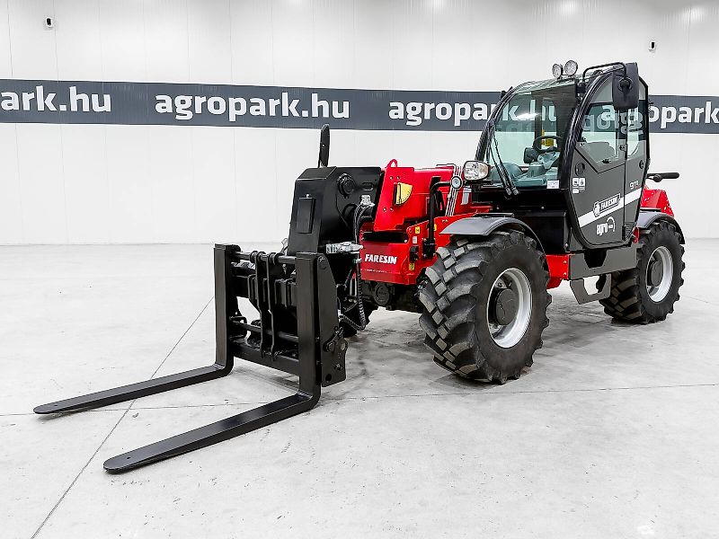 Faresin 9.70 HLS 74 telehandler with 7 ton and 8,8 m capacity, Joystick, pallet fork, bucket, 152 liter pump