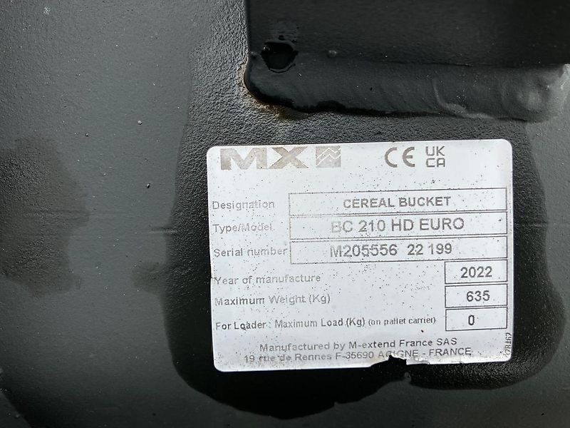 MX BC 210 H Großvolumenschaufel