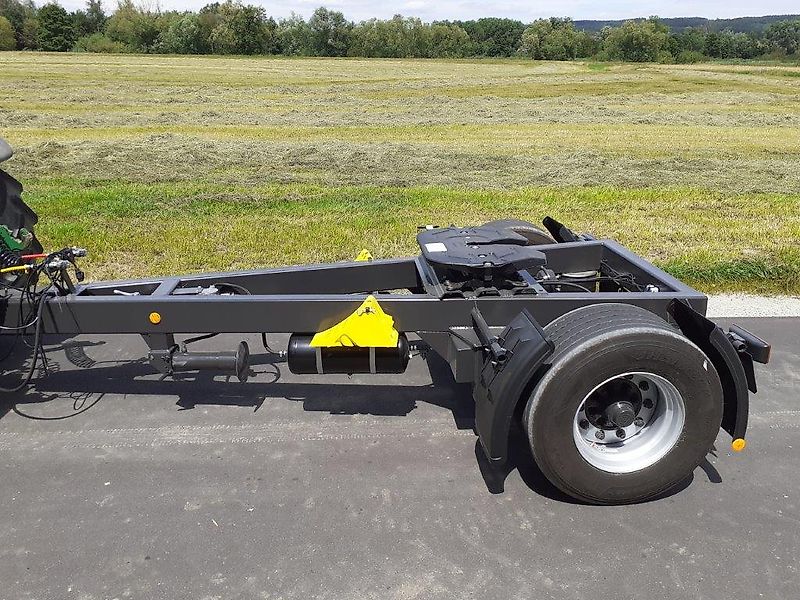 Hofer !! 12 Tonnen Basic-Line NEU !! - 40 oder 60 km/h - 3 Tonnen Stützlast - Luftfederung - Druckluftbremse mit ALB - Spannungswandler von 12 Volt auf 24 Volt - hydraulischer Stützfuß – Dollyachse Dolly Untersetzachse Kipper Anhänger