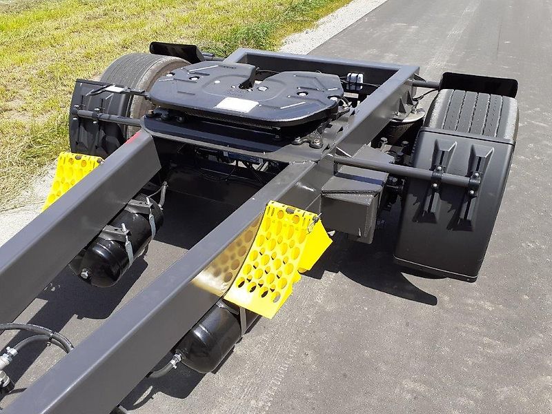 Hofer !! 12 Tonnen Basic-Line NEU !! - 40 oder 60 km/h - 3 Tonnen Stützlast - Luftfederung - Druckluftbremse mit ALB - Spannungswandler von 12 Volt auf 24 Volt - hydraulischer Stützfuß – Dollyachse Dolly Untersetzachse Kipper Anhänger