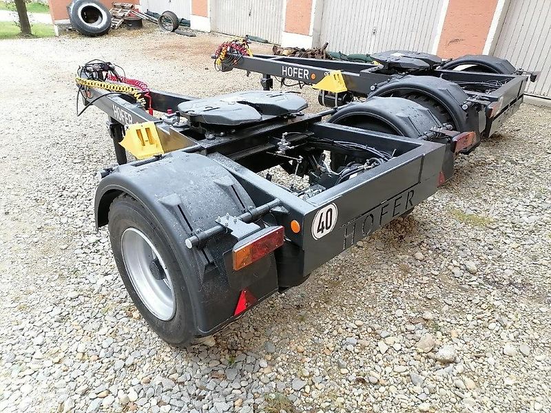 Hofer !! 12 Tonnen Basic-Line NEU !! - 40 oder 60 km/h - 3 Tonnen Stützlast - Luftfederung - Druckluftbremse mit ALB - Spannungswandler von 12 Volt auf 24 Volt - hydraulischer Stützfuß – Dollyachse Dolly Untersetzachse Kipper Anhänger