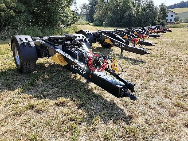 Hofer !! 12 Tonnen Basic-Line NEU !! - 40 oder 60 km/h - 3 Tonnen Stützlast - Luftfederung - Druckluftbremse mit ALB - Spannungswandler von 12 Volt auf 24 Volt - hydraulischer Stützfuß – Dollyachse Dolly Untersetzachse Kipper Anhänger